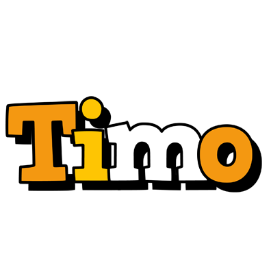 Timo cartoon logo