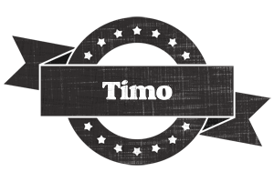 Timo grunge logo