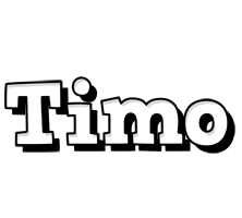 Timo snowing logo