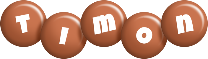 Timon candy-brown logo