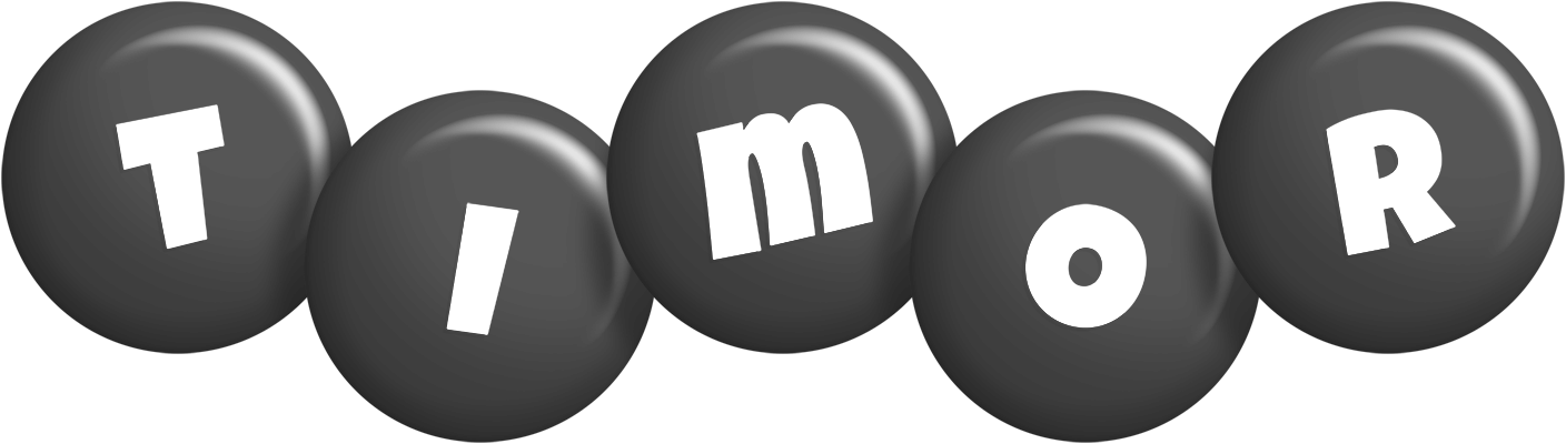 Timor candy-black logo