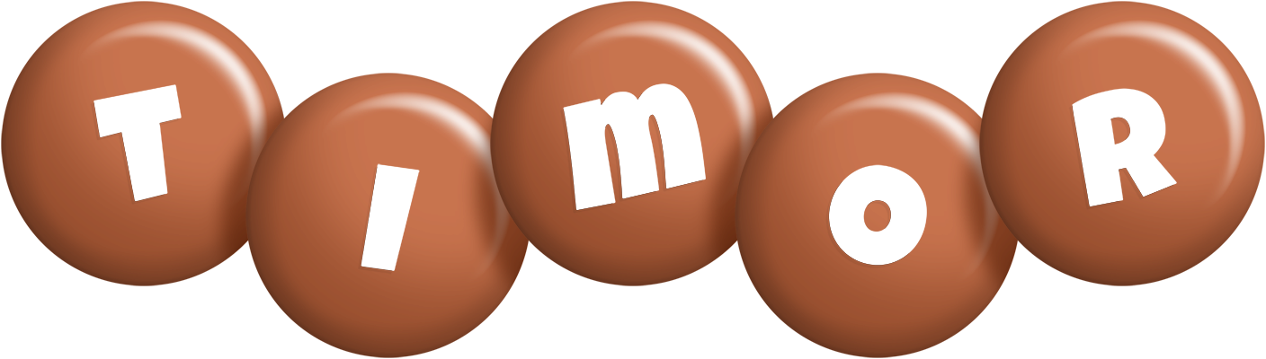 Timor candy-brown logo