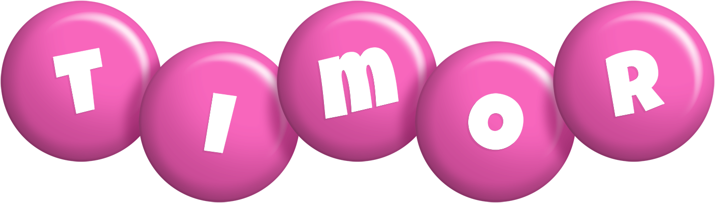 Timor candy-pink logo