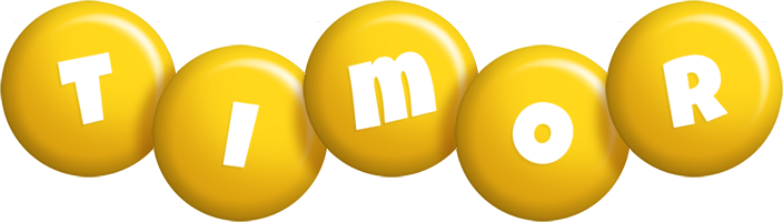 Timor candy-yellow logo