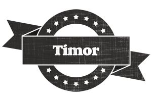 Timor grunge logo