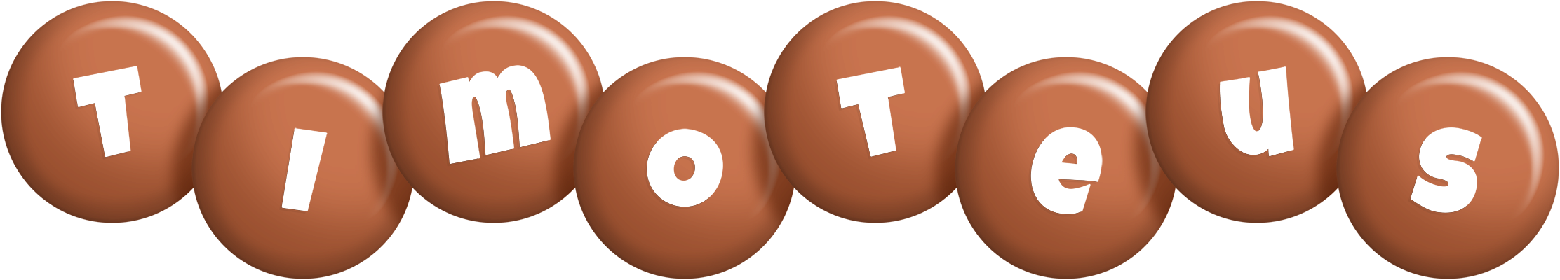 Timoteus candy-brown logo