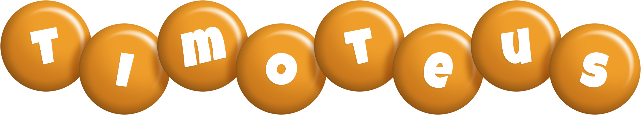 Timoteus candy-orange logo