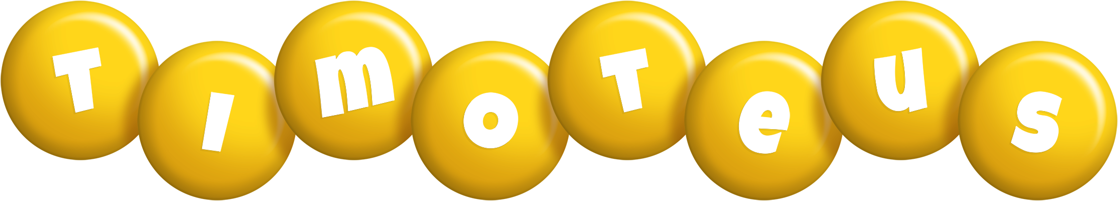 Timoteus candy-yellow logo