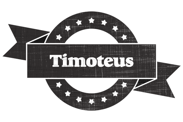 Timoteus grunge logo