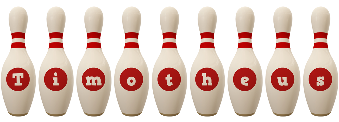 Timotheus bowling-pin logo