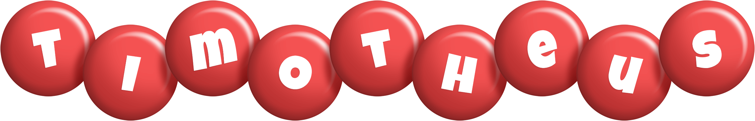 Timotheus candy-red logo