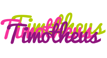 Timotheus flowers logo