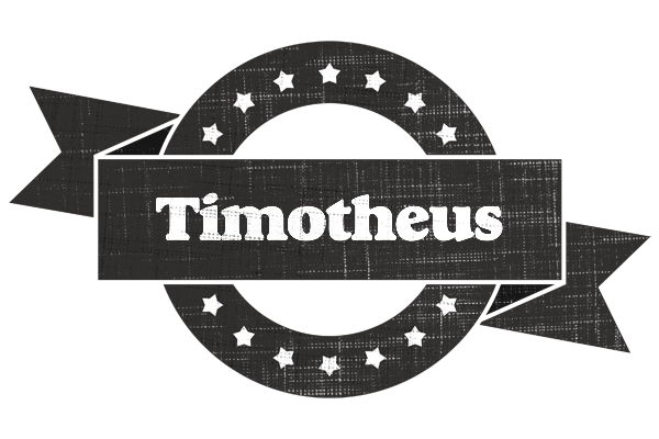 Timotheus grunge logo