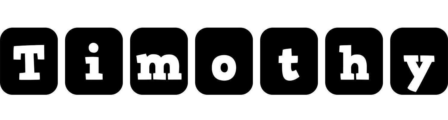 Timothy box logo