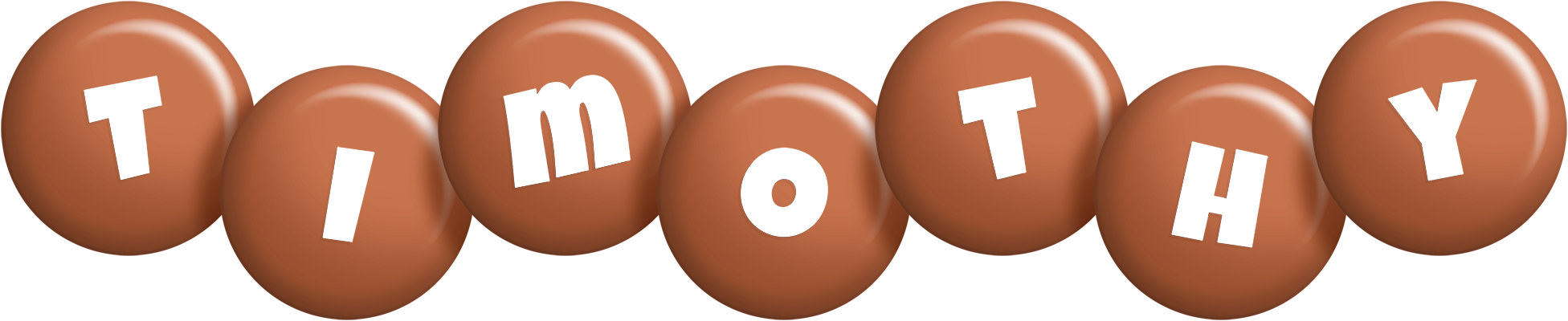 Timothy candy-brown logo