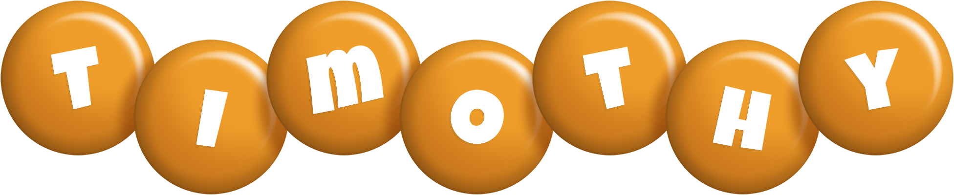 Timothy candy-orange logo