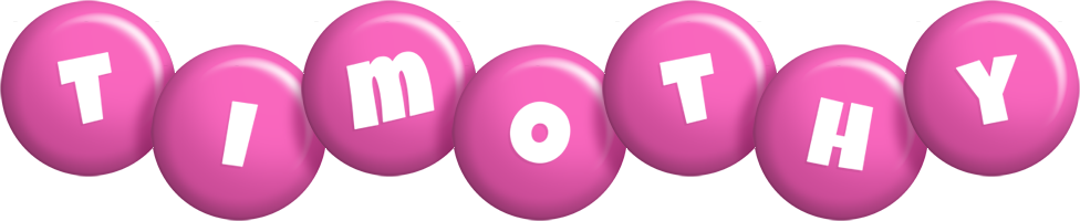 Timothy candy-pink logo