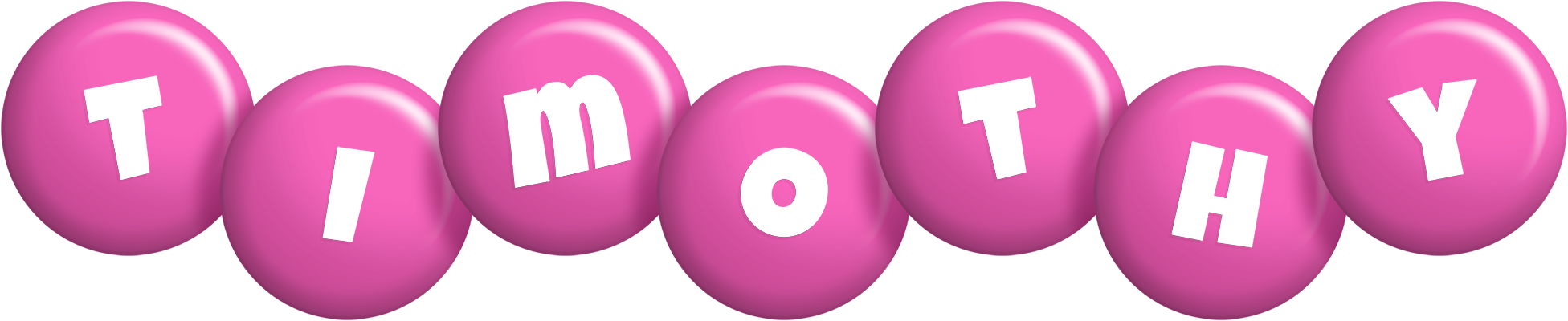 Timothy candy-pink logo