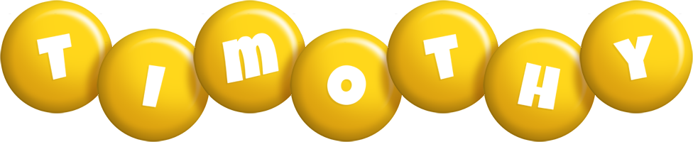 Timothy candy-yellow logo