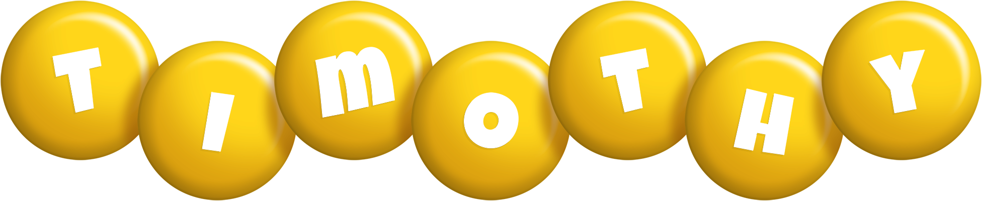 Timothy candy-yellow logo