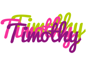 Timothy flowers logo