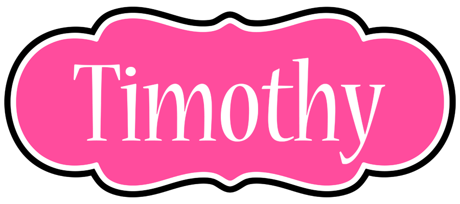 Timothy invitation logo