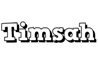 Timsah snowing logo