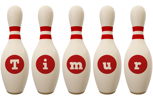 Timur bowling-pin logo