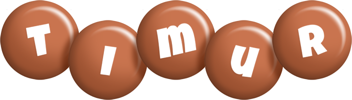 Timur candy-brown logo