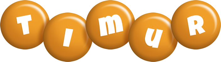 Timur candy-orange logo