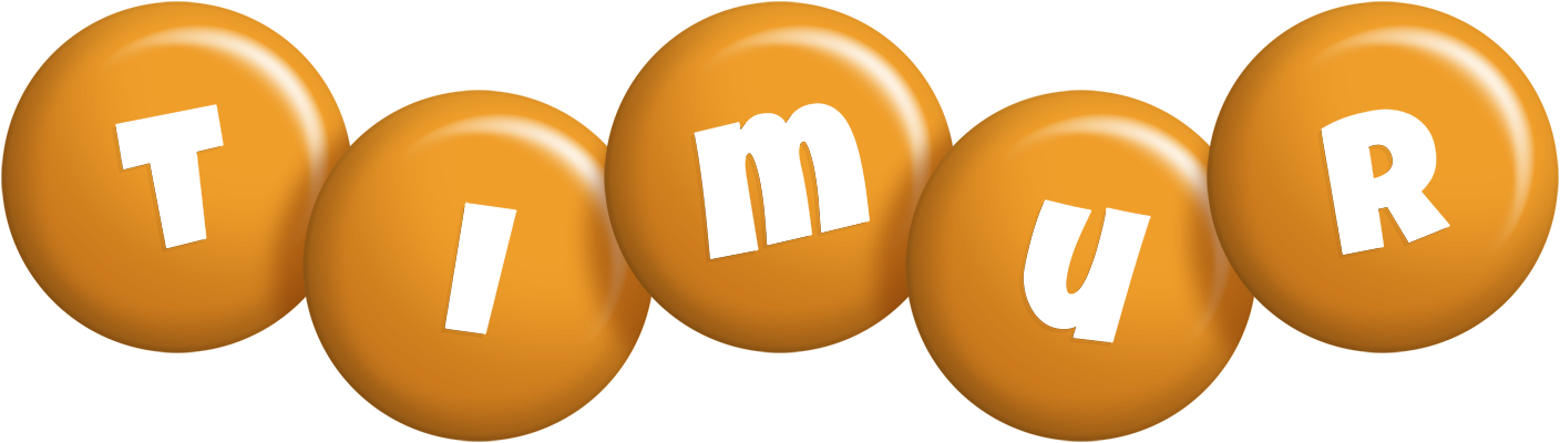 Timur candy-orange logo