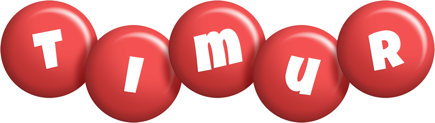 Timur candy-red logo