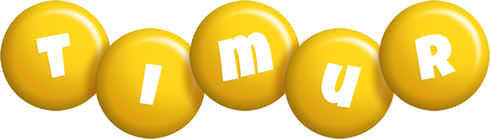 Timur candy-yellow logo