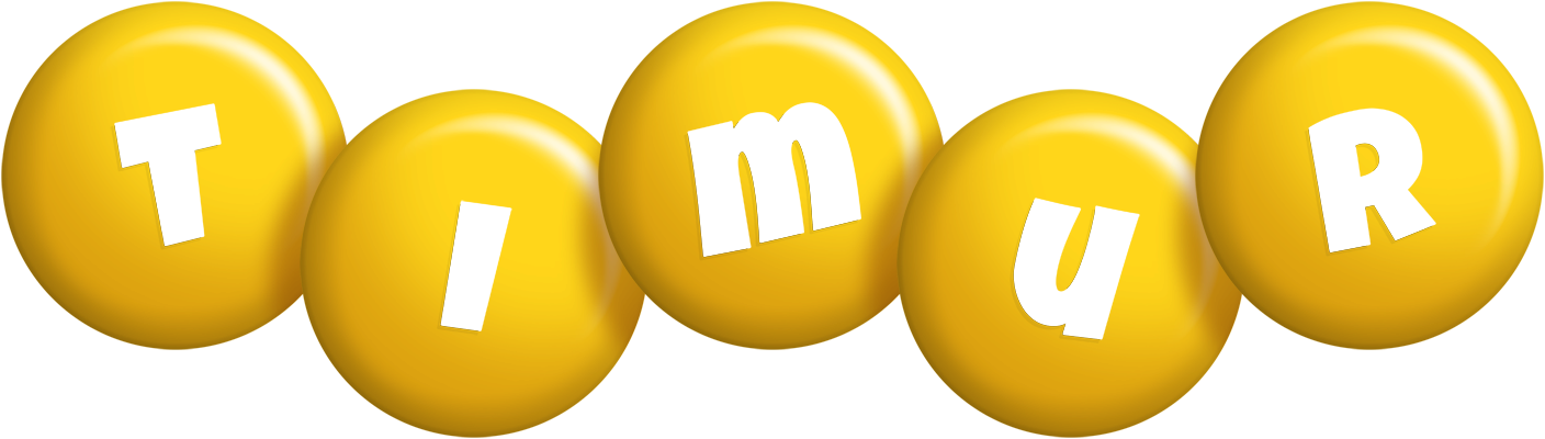 Timur candy-yellow logo