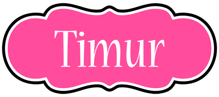 Timur invitation logo