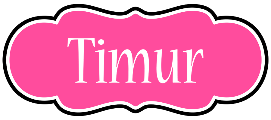 Timur invitation logo