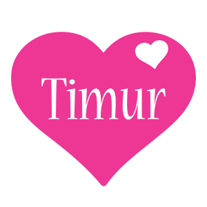 Timur love-heart logo