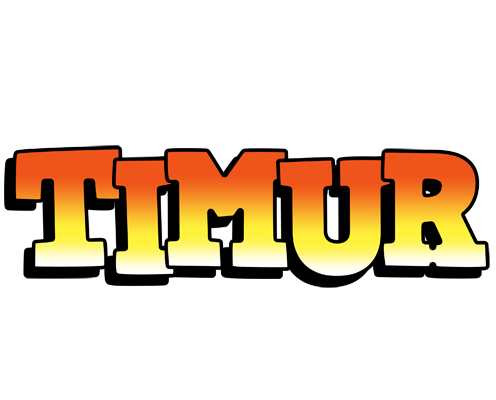 Timur sunset logo