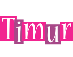 Timur whine logo