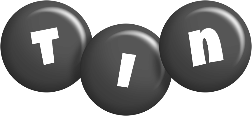 Tin candy-black logo