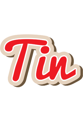 Tin chocolate logo