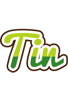 Tin golfing logo