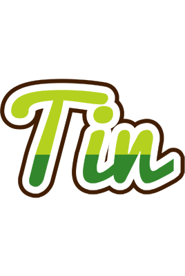 Tin golfing logo