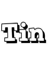 Tin snowing logo