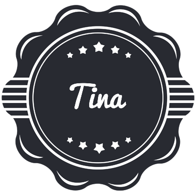 Tina badge logo
