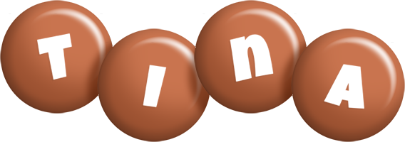 Tina candy-brown logo