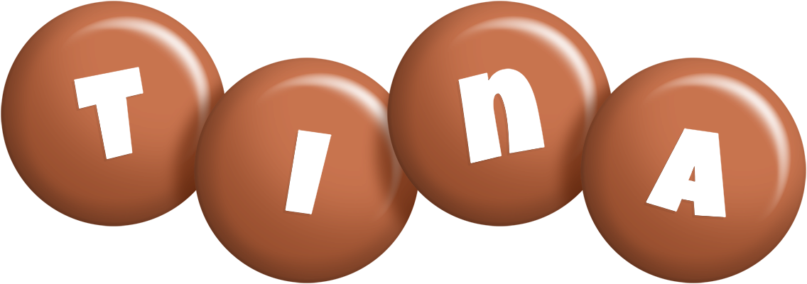 Tina candy-brown logo