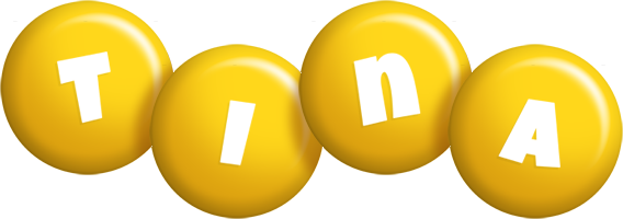 Tina candy-yellow logo
