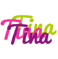 Tina flowers logo