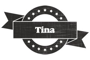 Tina grunge logo